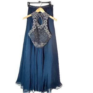 Sherri Hill Prom Dress Size 4 Two Piece Elegant, Beaded, Formal